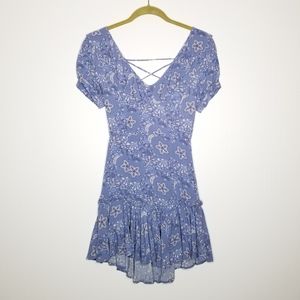 Spell & the Gypsy Collective Celestial Mini Dress XS Blue